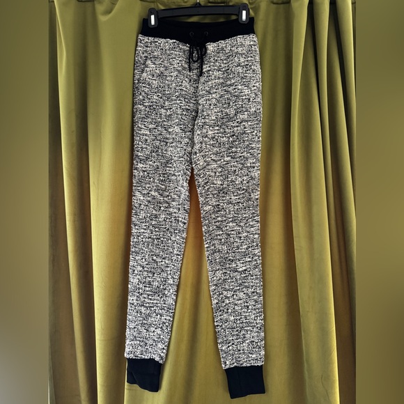 Rag&Bone Speckled B&W Jogger Pants, XS - Picture 1 of 4